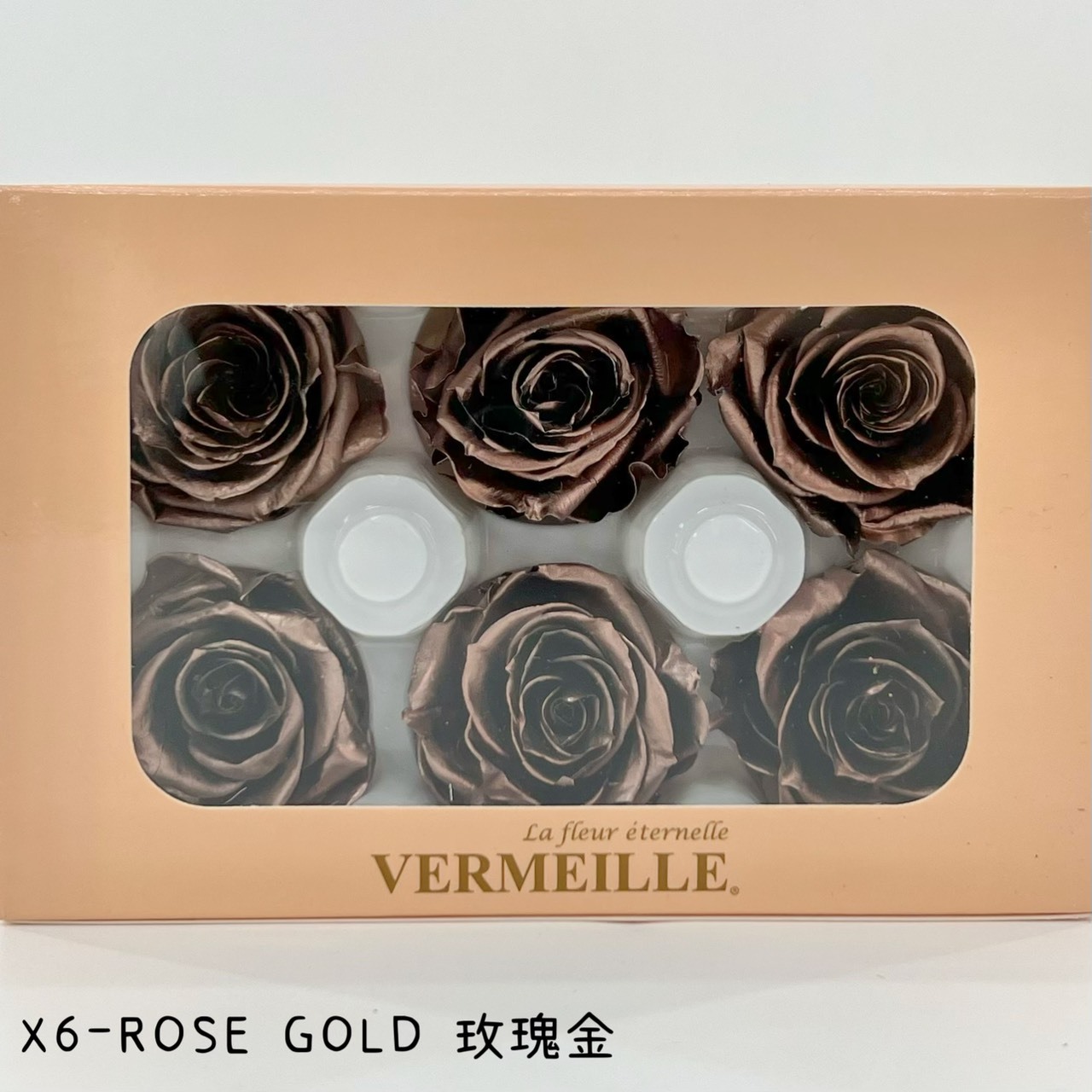 哥倫比亞 VERMEILLE-INES(X6朵) 玫瑰金