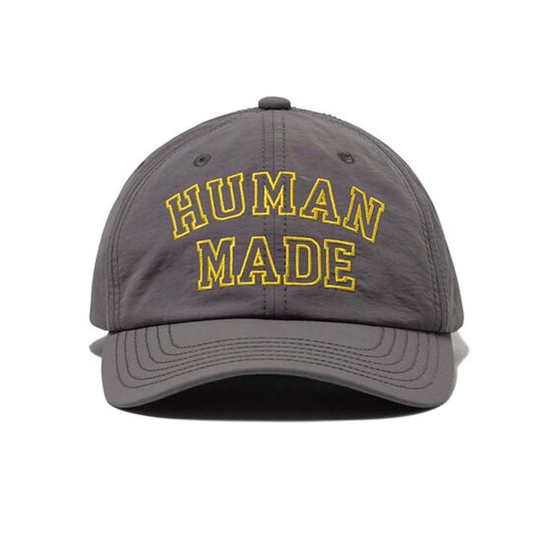 HUMAN MADE 6PANEL NYLON CAP GRAY 尼龍 老帽 帽子 灰色 HM31GD022-GY [台灣現貨]