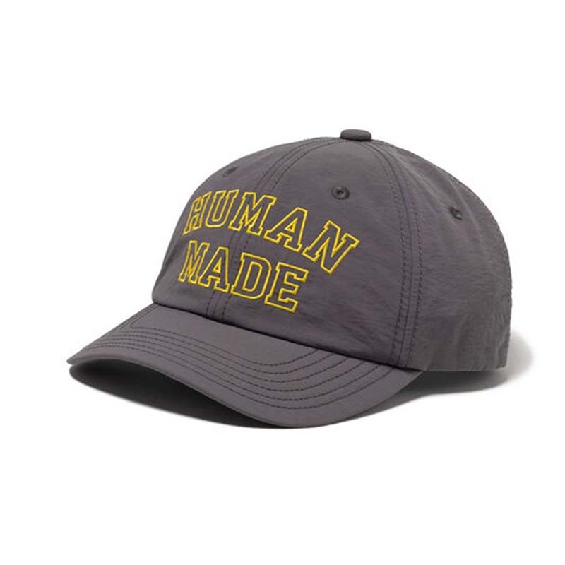HUMAN MADE 6PANEL NYLON CAP GRAY 尼龍 老帽 帽子 灰色 HM31GD022-GY [台灣現貨]