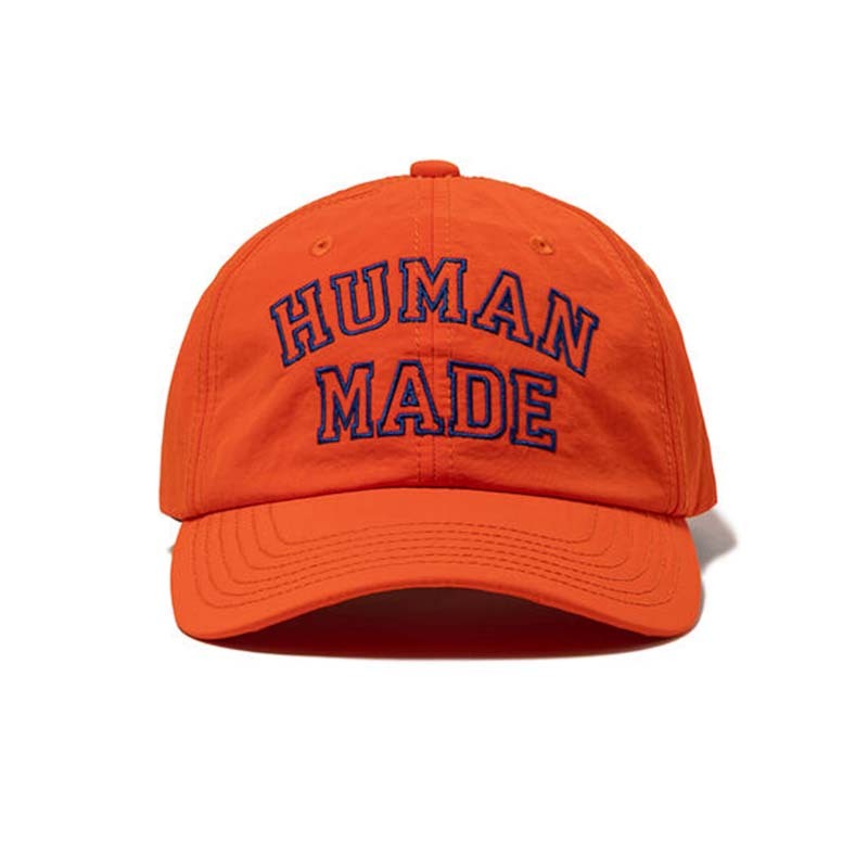 HUMAN MADE 6PANEL NYLON CAP ORANGE 尼龍 老帽 帽子 橘色 HM31GD022-OE [台灣現貨]
