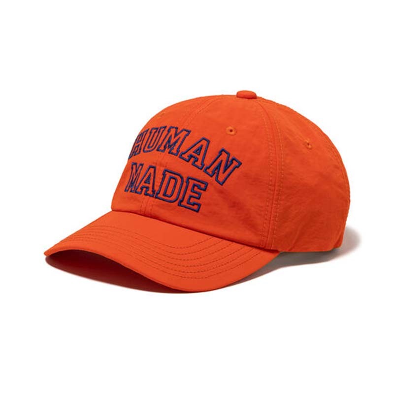 HUMAN MADE 6PANEL NYLON CAP ORANGE 尼龍 老帽 帽子 橘色 HM31GD022-OE [台灣現貨]