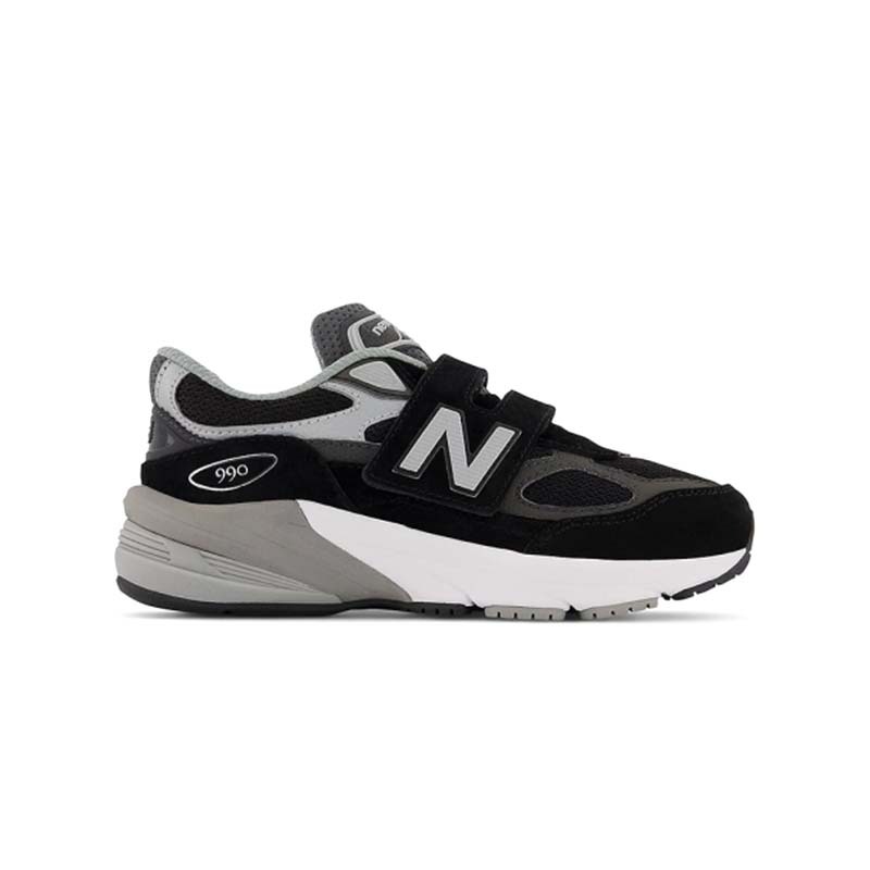 New Balance 990 PS 魔鬼氈 休閒鞋 中童 童鞋 黑色 PV990BK6 [台灣現貨]