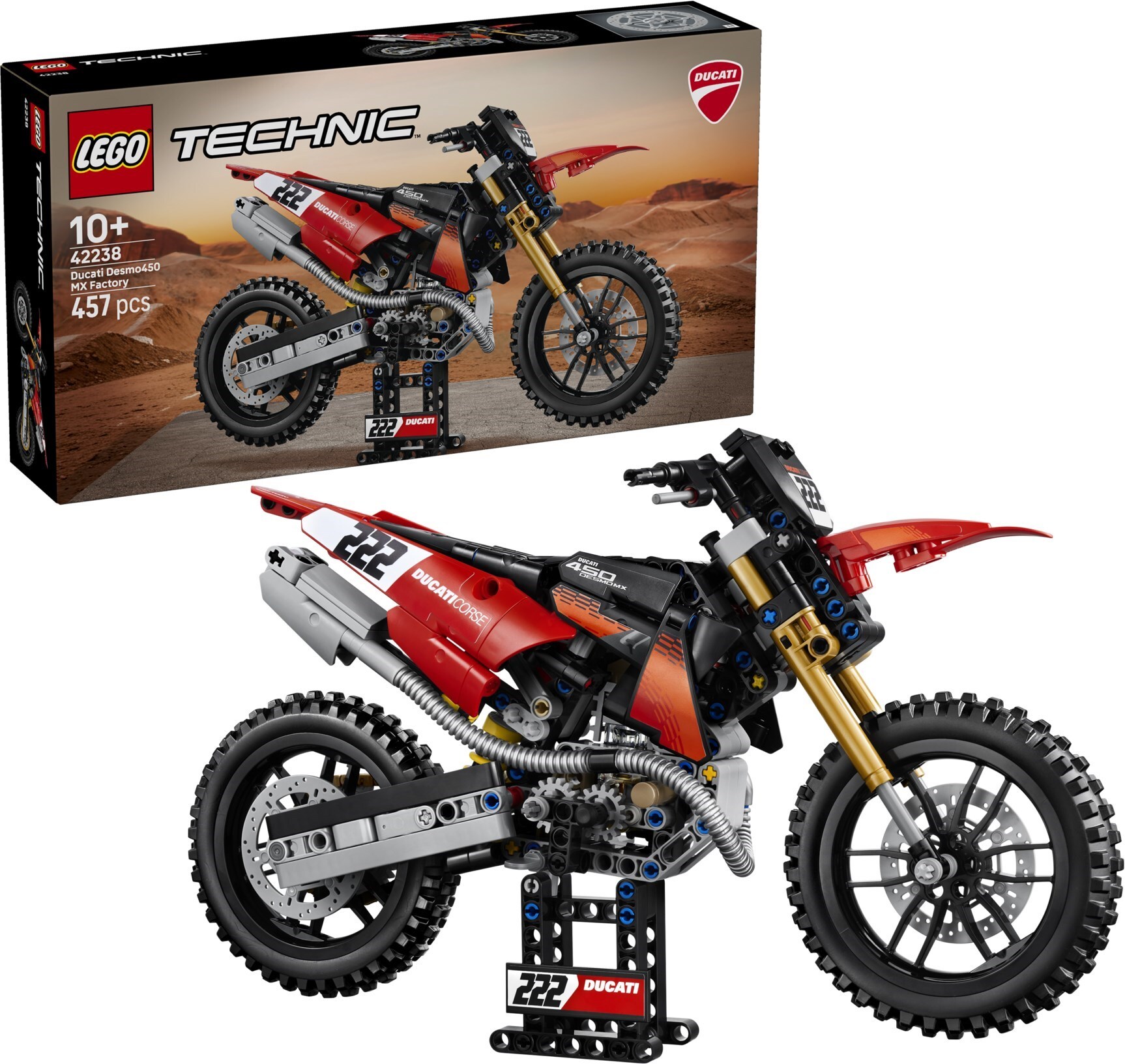 LEGO 42238 樂高積木 42238 Technic 科技系列 - Ducati Desmo450 MX Factory 摩托車