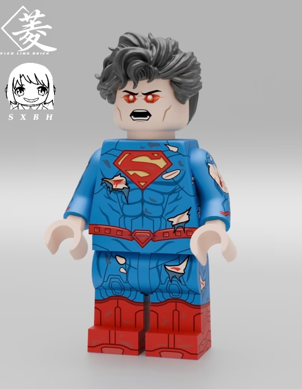 【預訂】【XiaoLingBrick X SXBH Brick】超人之死