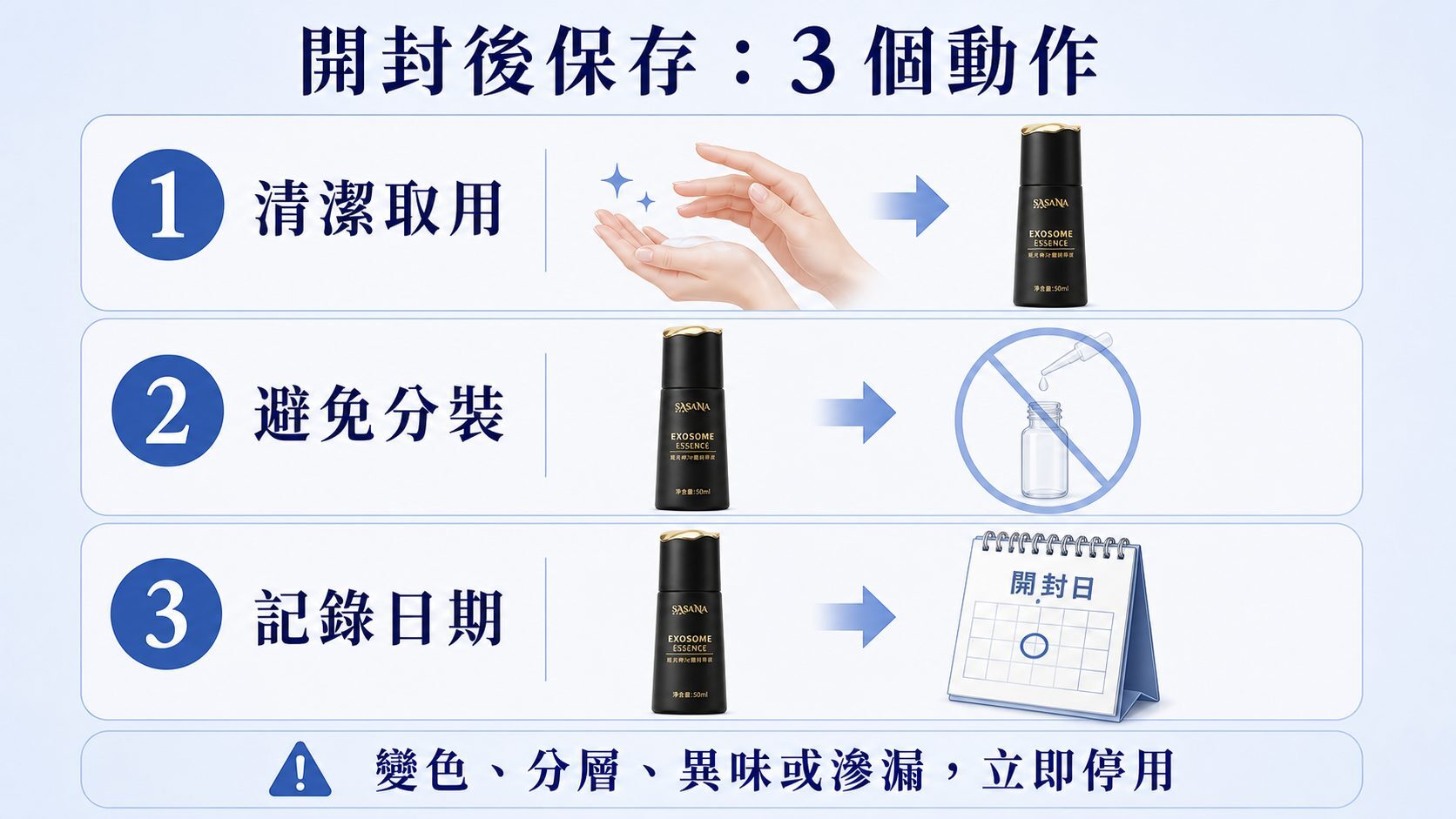 外泌體產品開封後保存原則
