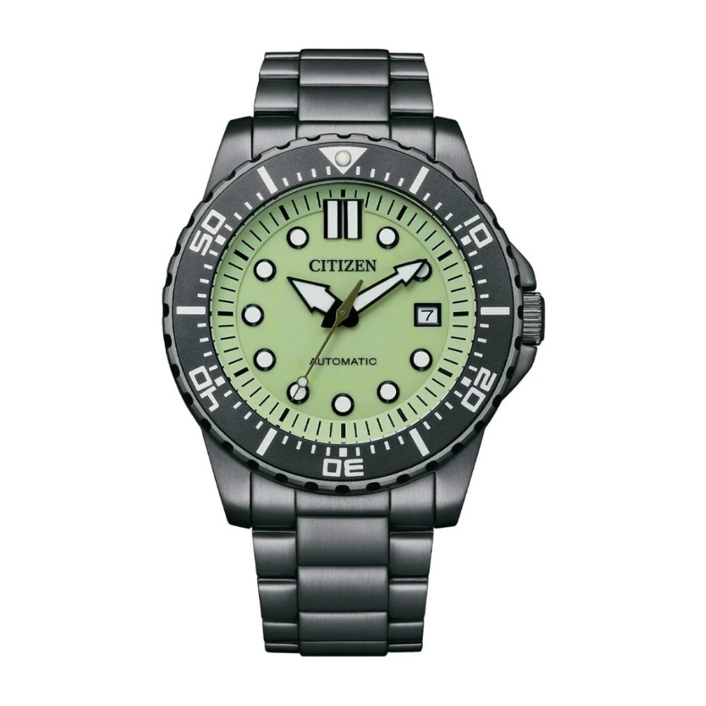 星晨 Citizen NJ0177-84X Automatic Green Dial Stainless Steel 100m Watch 自動手錶 NJ0177-84X