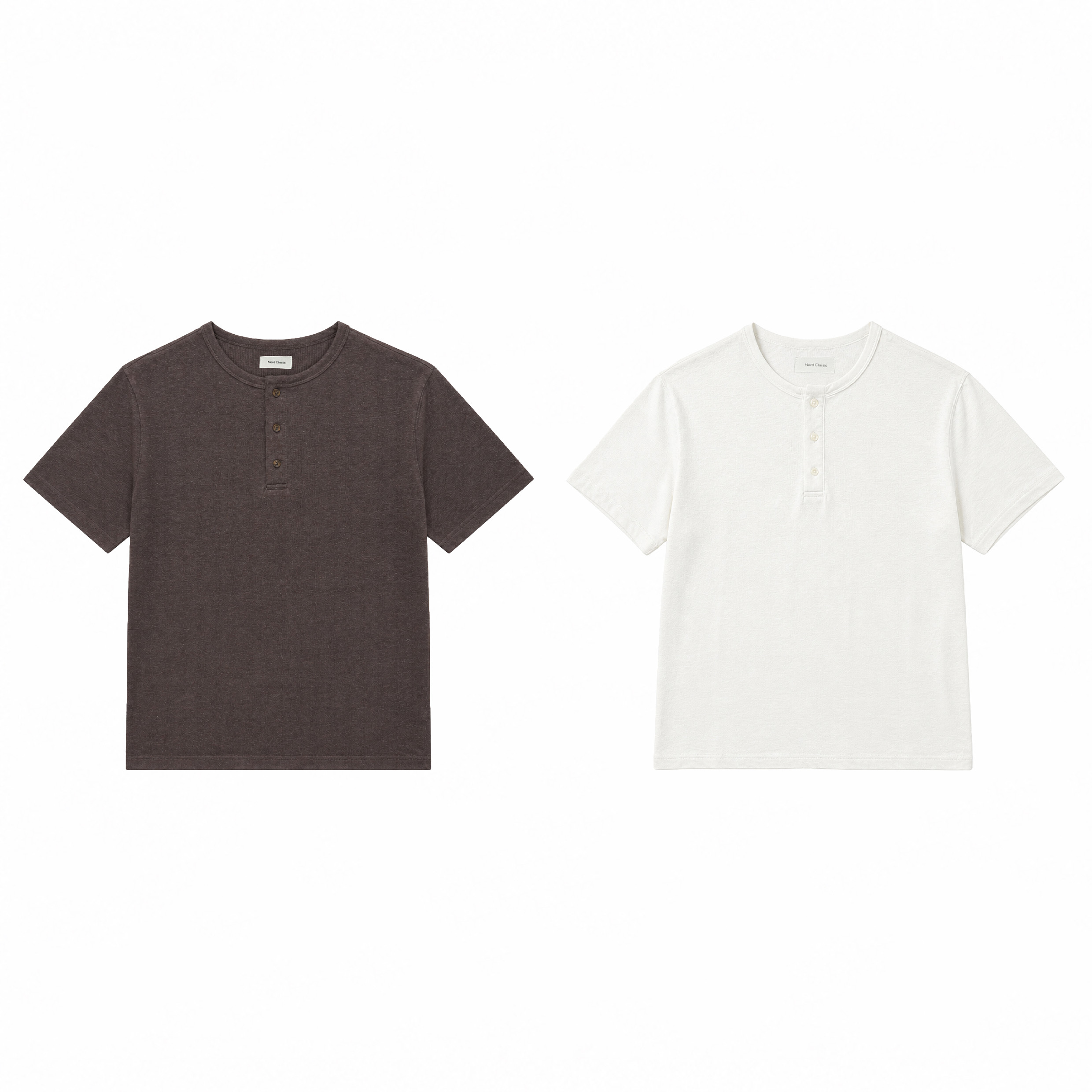 Nord Classic Lyocell Henley tee 萊賽爾 亨利領短Tee [M7123333]