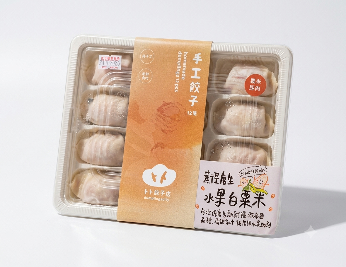 卜卜餃子店｜蕉徑水果白粟米豚肉餃