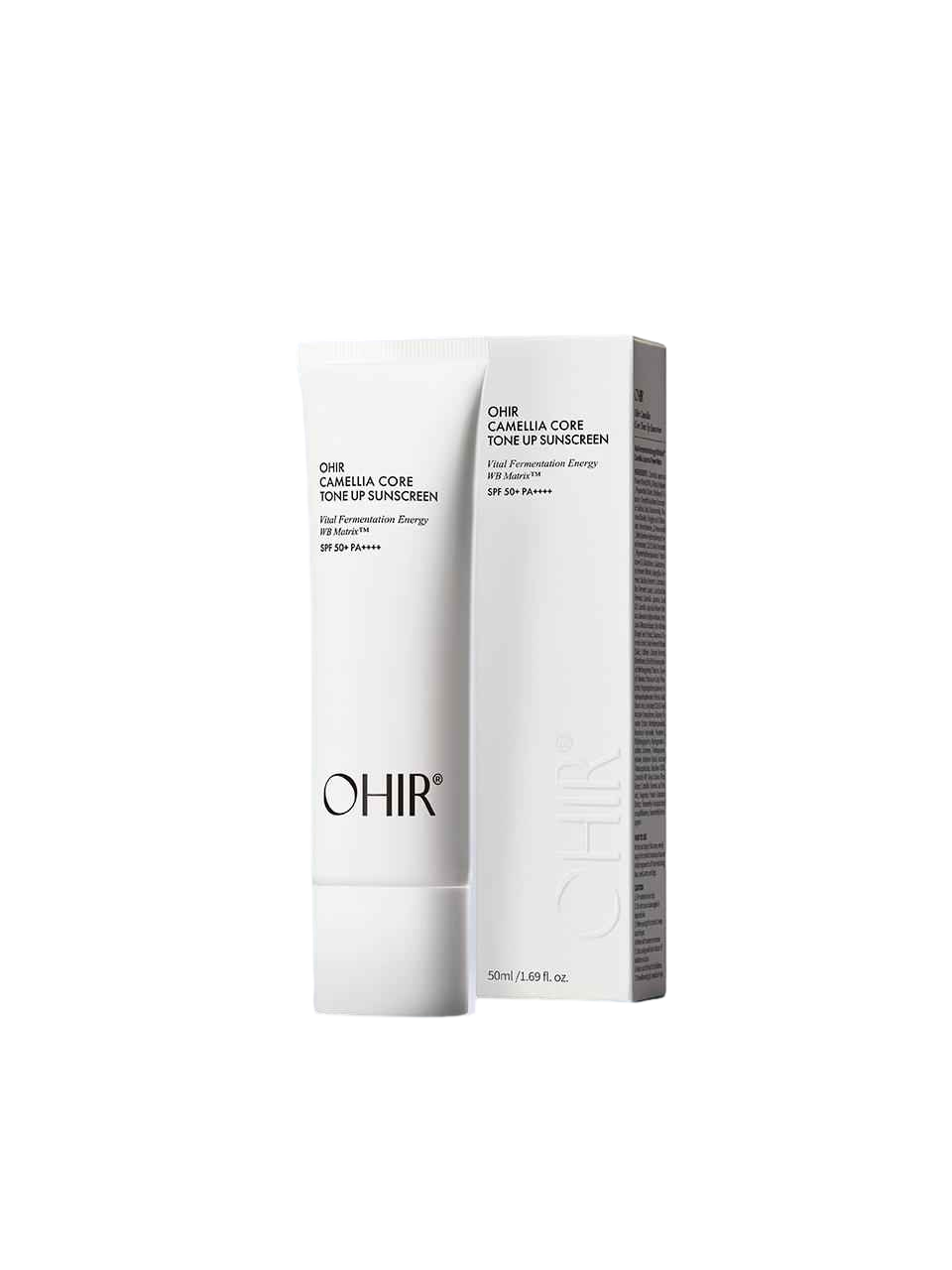 【OHIR】白山茶花光透白防曬妝前乳 50ml (效期：2029.04)  .