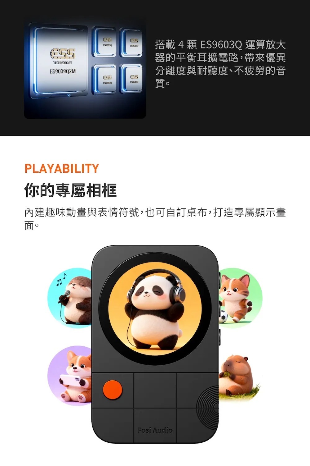 搭載4顆ES9603Q運算
