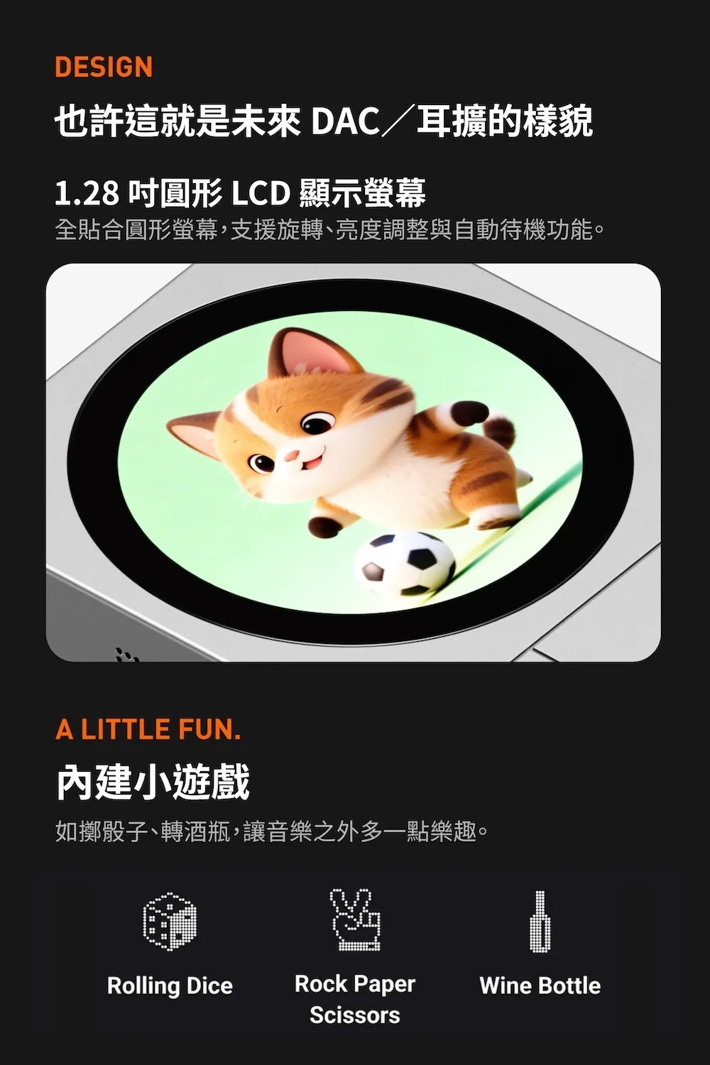 1.28吋圓形LCD顯示螢幕