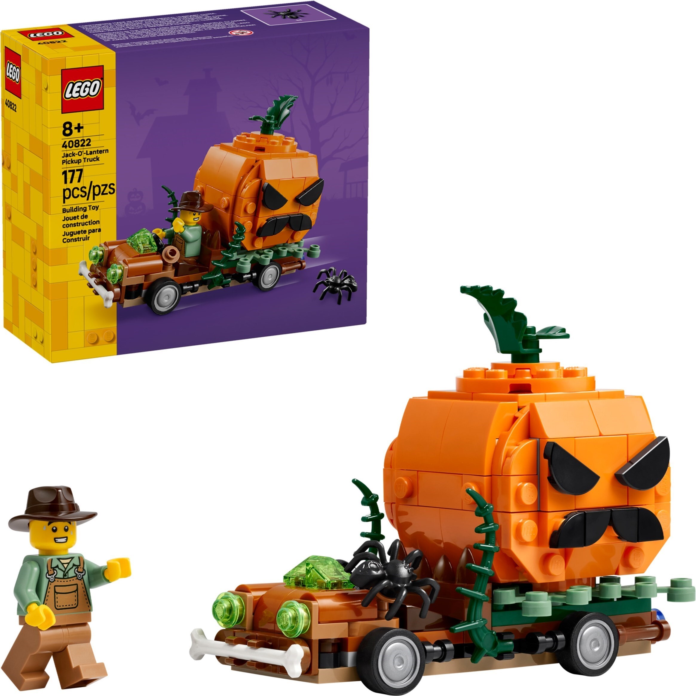 LEGO 40822 樂高積木 40822 - 南瓜燈皮卡車