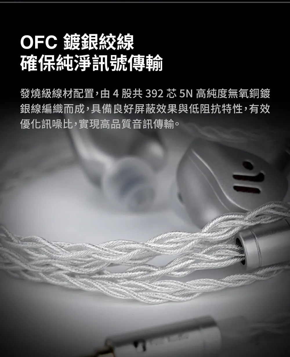 OFC鍍銀絞線 確保純淨訊傳輸