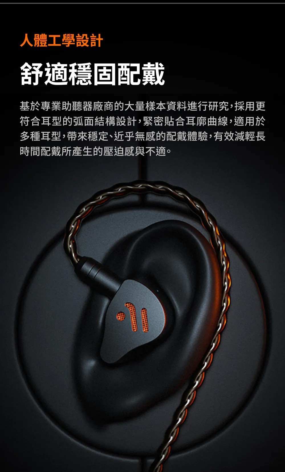 人體工學設計 舒適穩固配戴
