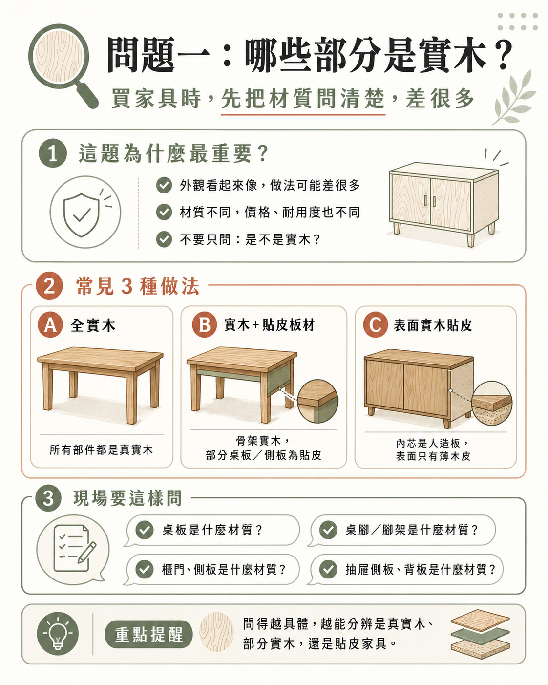 實木家具材質選擇指南