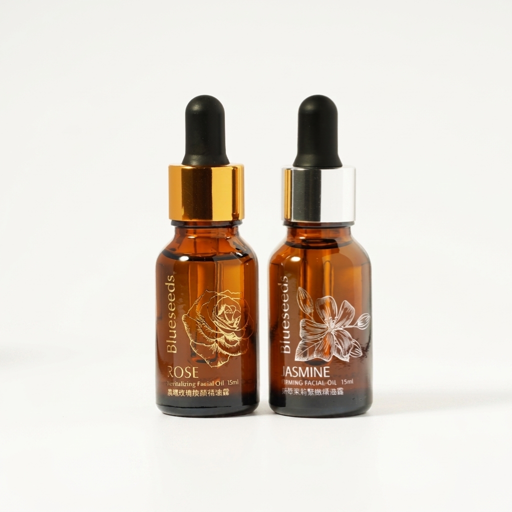 【明星雙效】 晨曦玫瑰煥顏精油露15ml + 妍萃茉莉緊緻精油露15ml 任選兩入