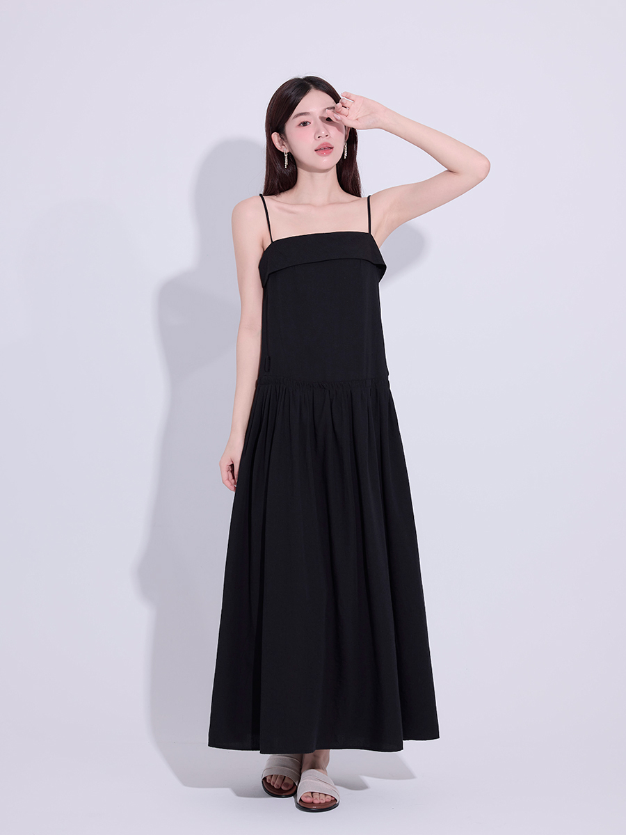 06s OH!HER 夏季細肩綁帶棉質長洋裝