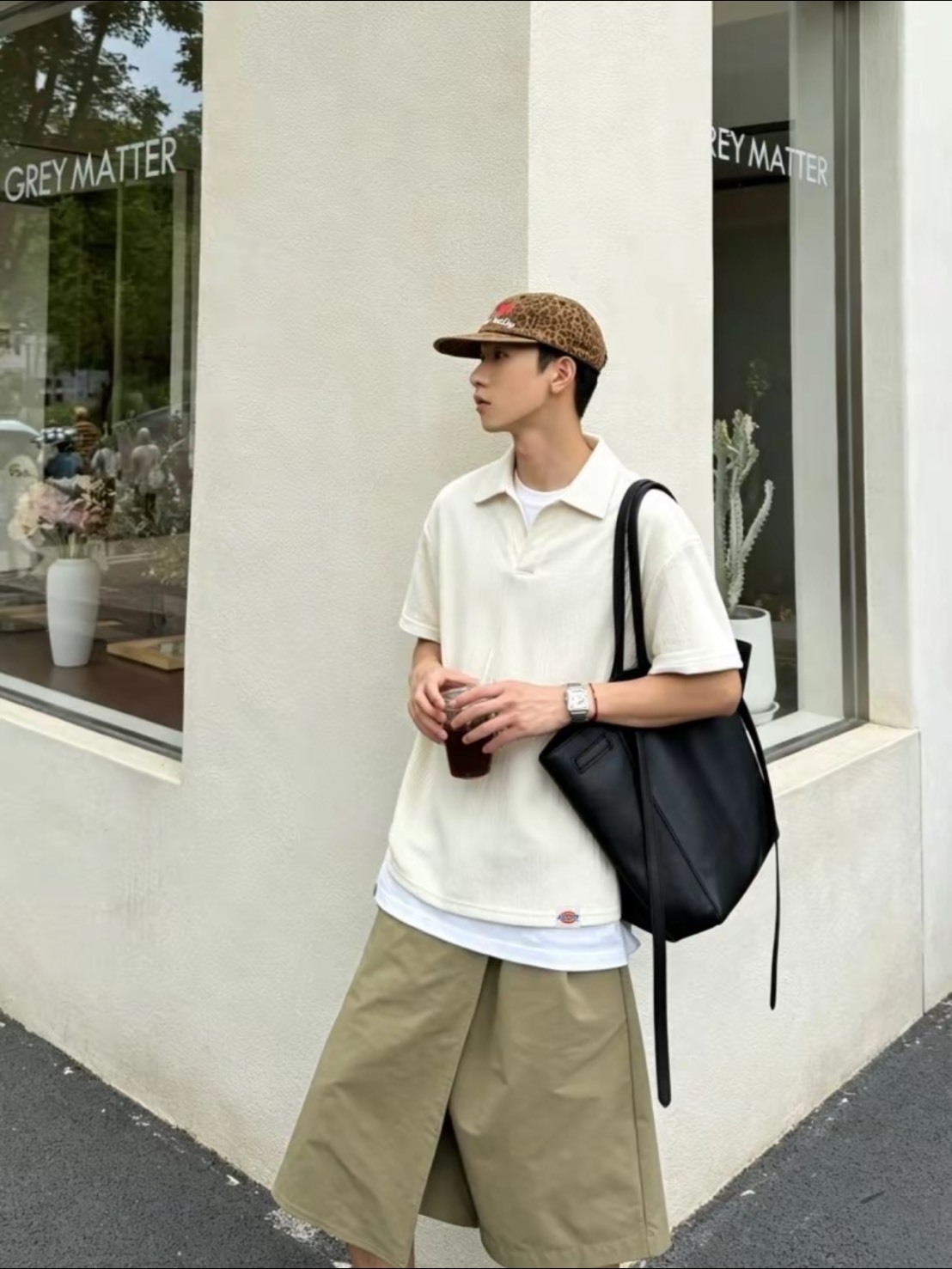 DICKIES 美式復古 肌理感 古巴領POLO衫