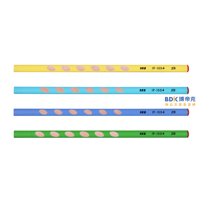 SKB 文明鋼筆 三角洞洞鉛筆 2B IP-1004 24入(筒)