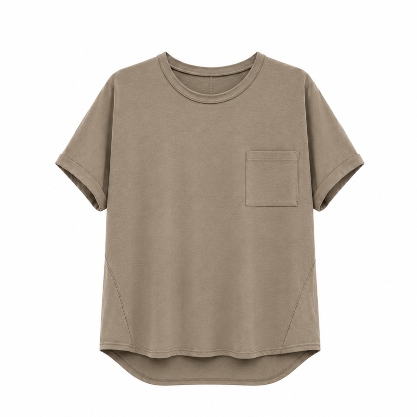 口袋棉T-shirt