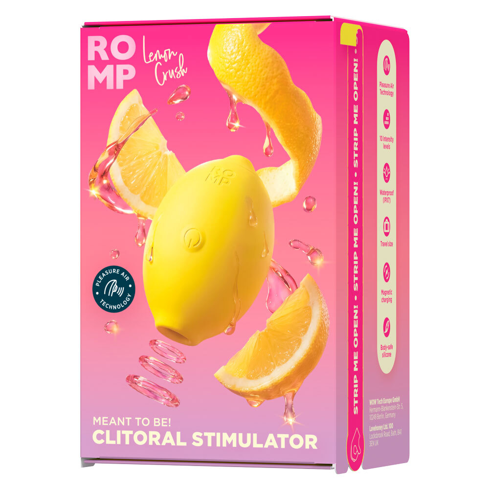 ROMP Lemon Crush 蜜汁檸檬陰蒂吸啜器 - 黃色