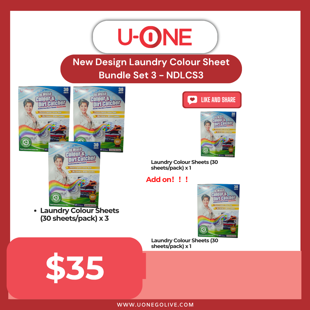 New Design Laundry Colour Sheet Bundle Set 3 - NDLCS3