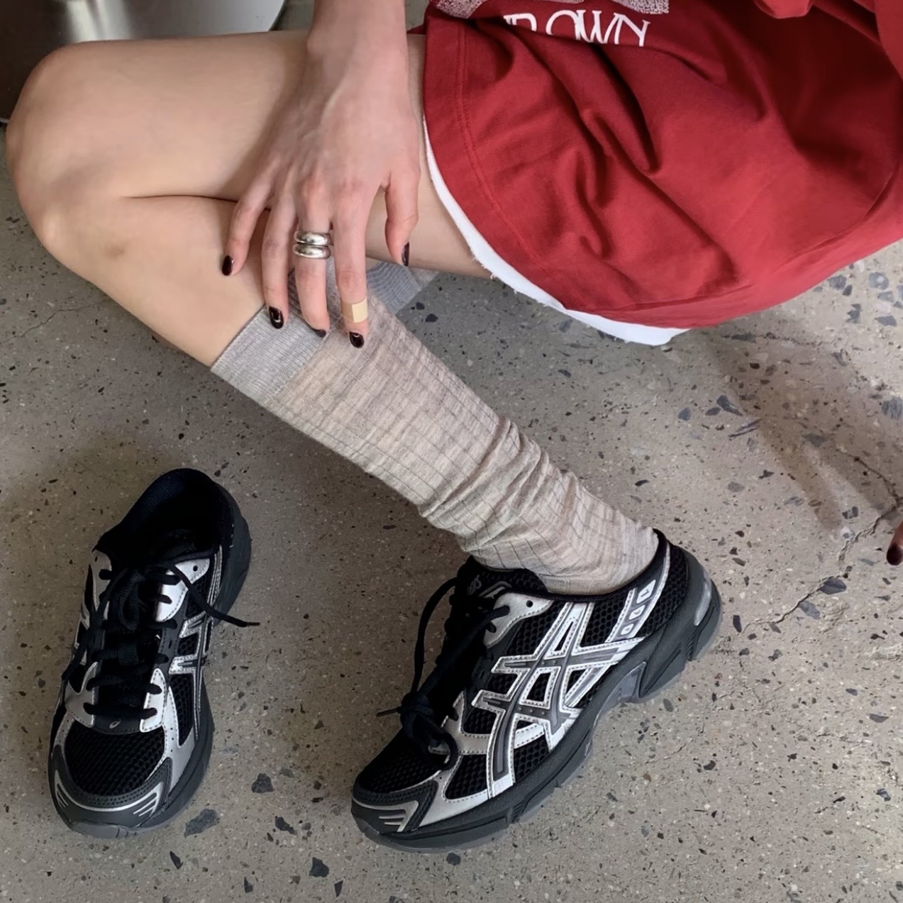 ASICS GEL-1130 MULE 銀黑 穆勒 懶人鞋 復古 休閒 1203B048-001