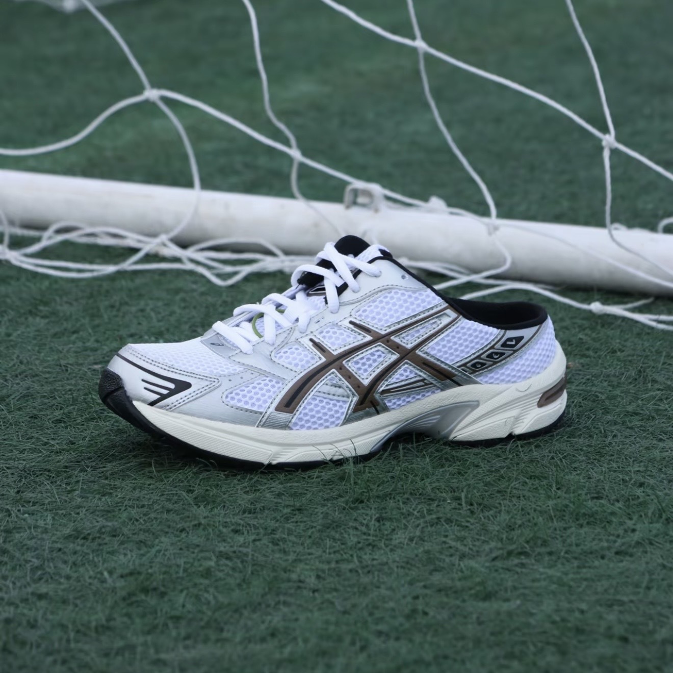ASICS GEL-1130 MULE 銀棕 奶油白 穆勒 懶人鞋 復古 休閒 1203B048-101