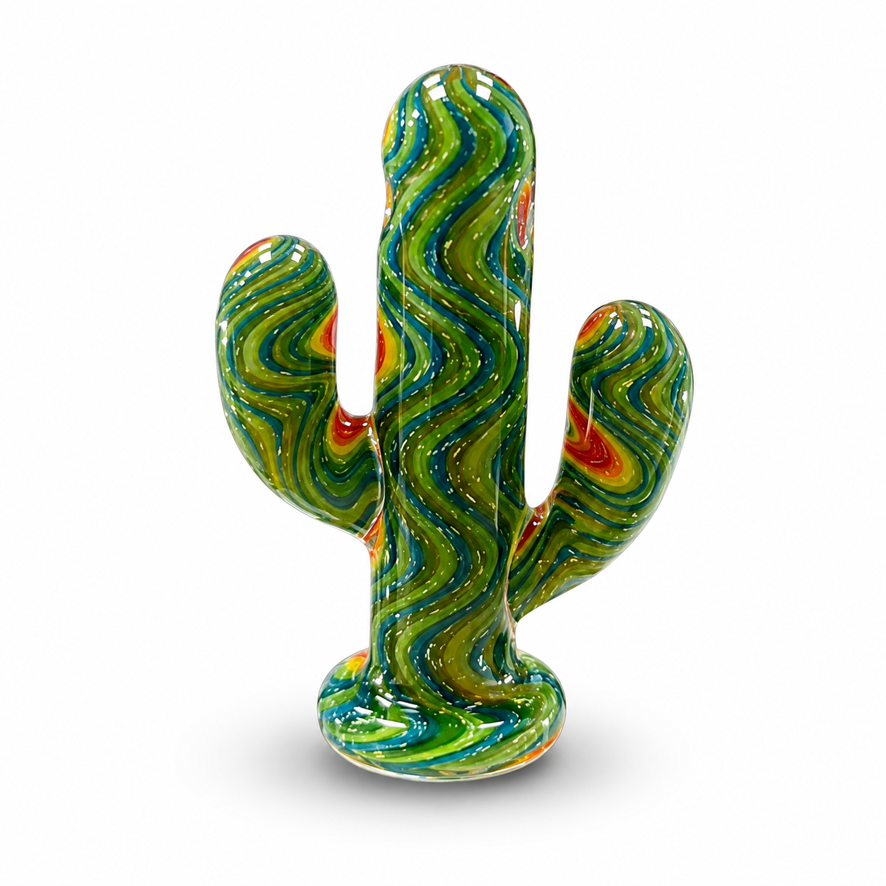 🇨🇦極光Aurora - Western Cactus Pendant 玻璃仙人掌吊墜