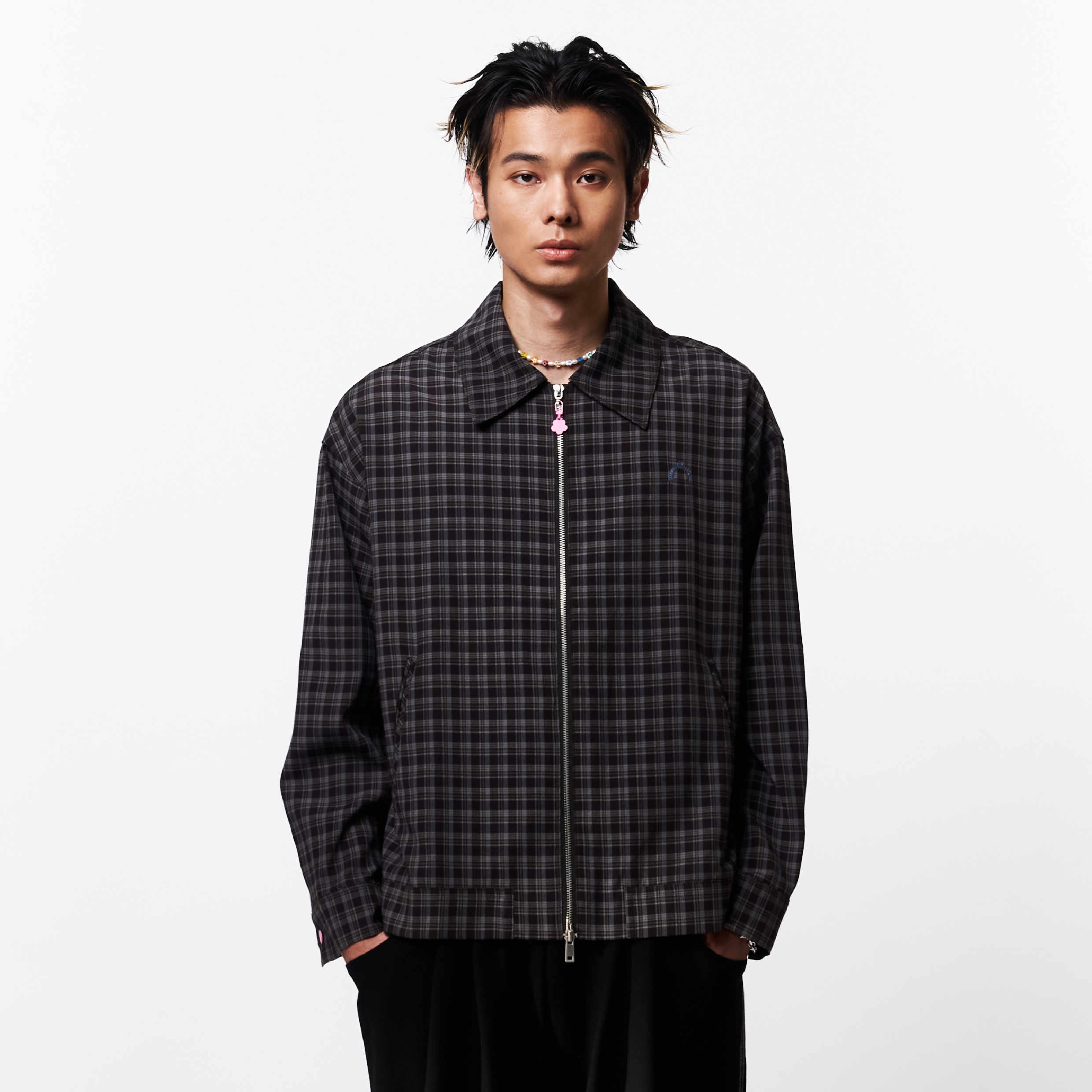 WTNC Plaid Zip Jacket [JKT001]