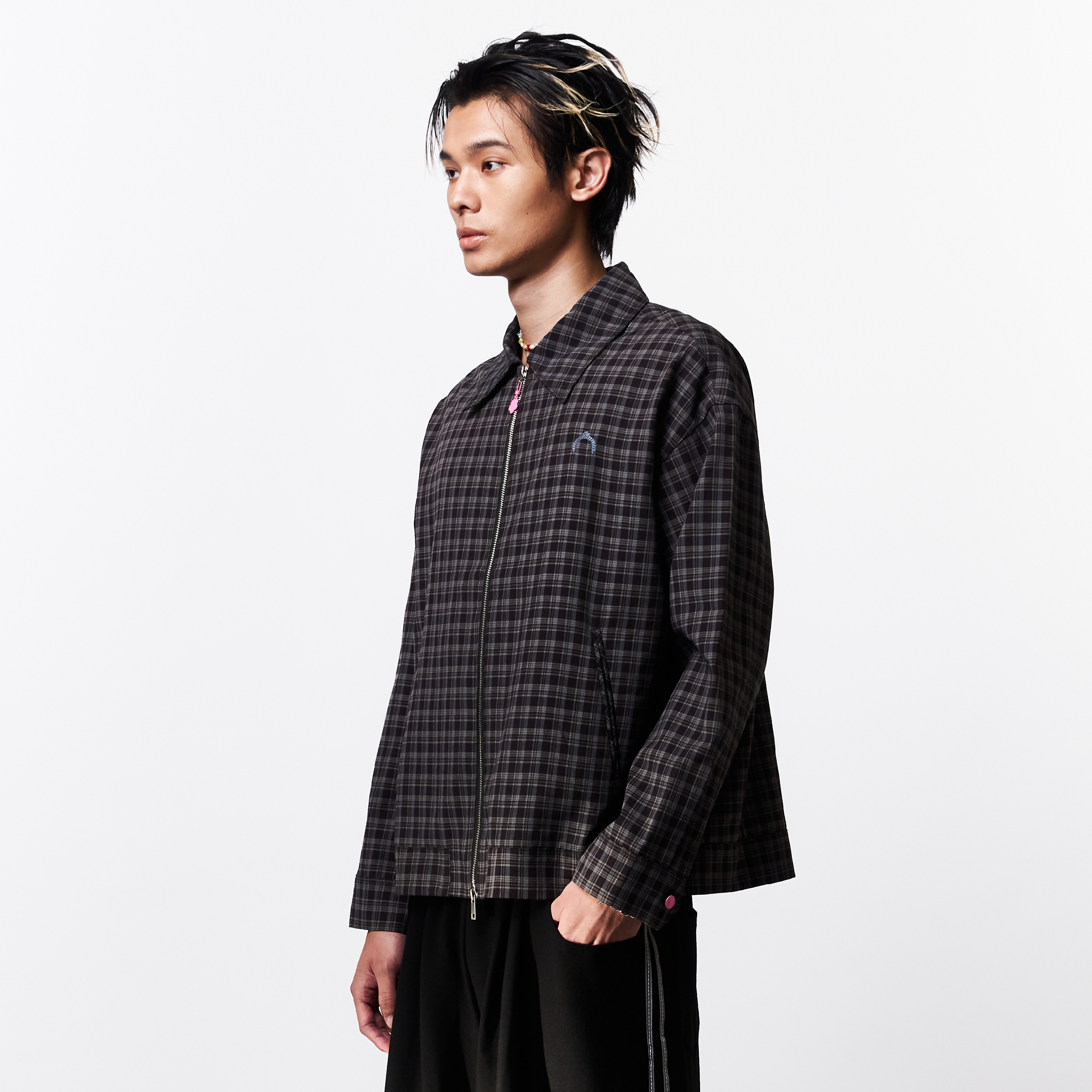 WTNC Plaid Zip Jacket [JKT001]