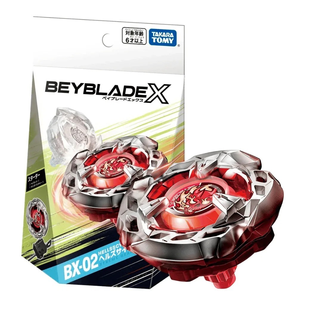 BEYBLADE X 戰鬥陀螺 BX-02 惡魔紅鐮