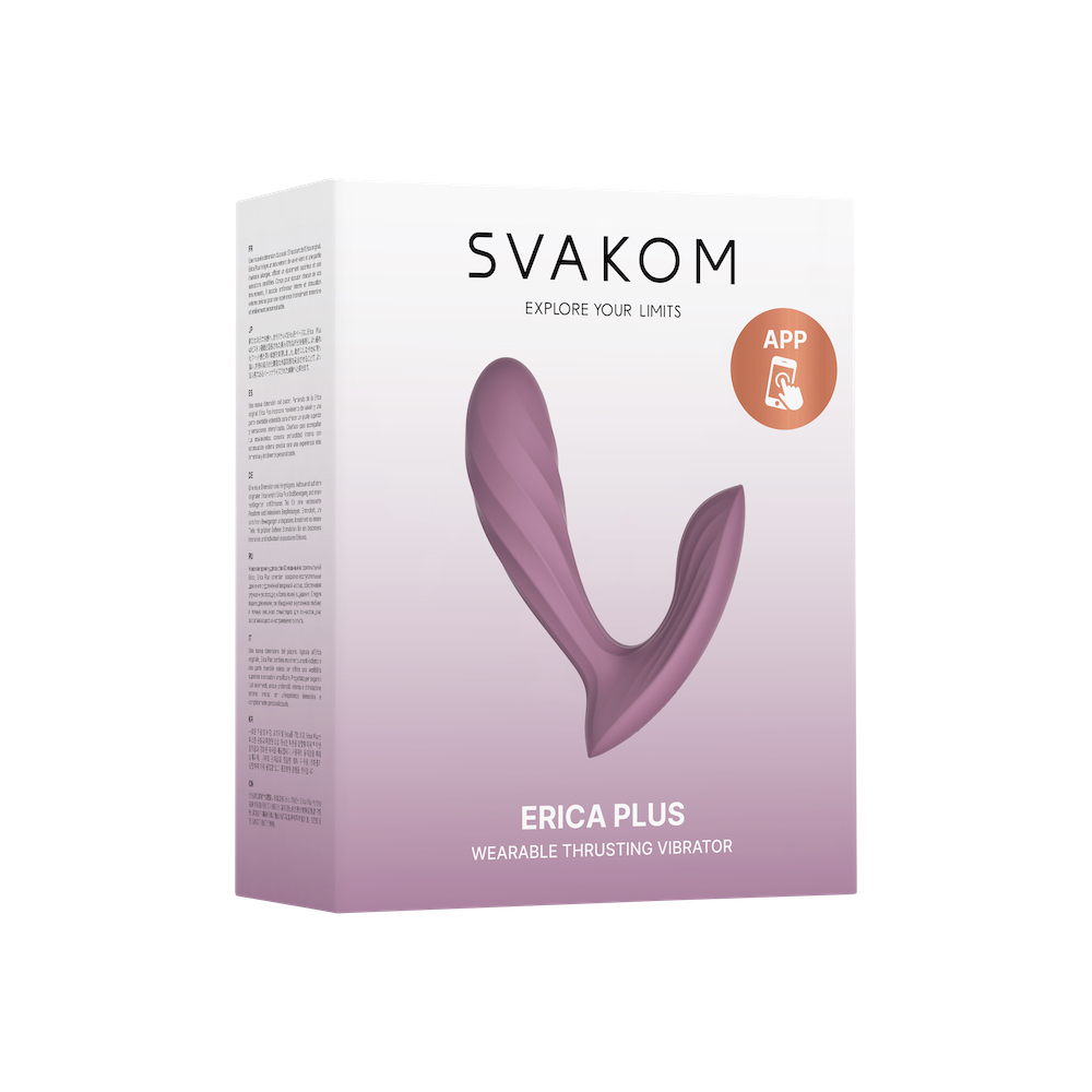 SVAKOM Erica Plus APP Wearable Vibrator - Romantic Rose