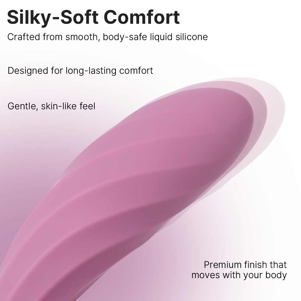 SVAKOM Erica Plus APP Wearable Vibrator - Romantic Rose