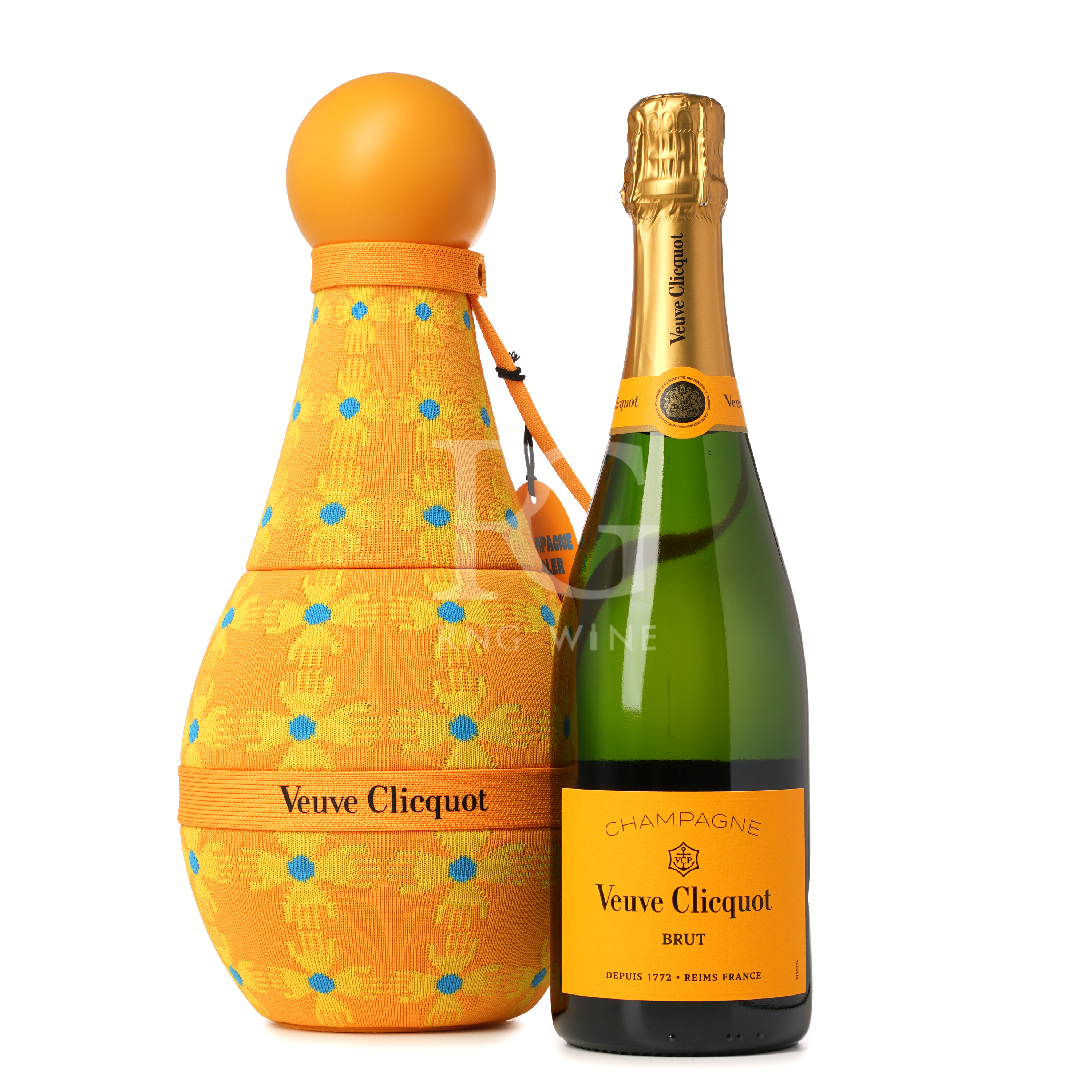 Veuve Clicquot Ponsardin Yellow Label Brut with Sun Holder by Yinka Ilori