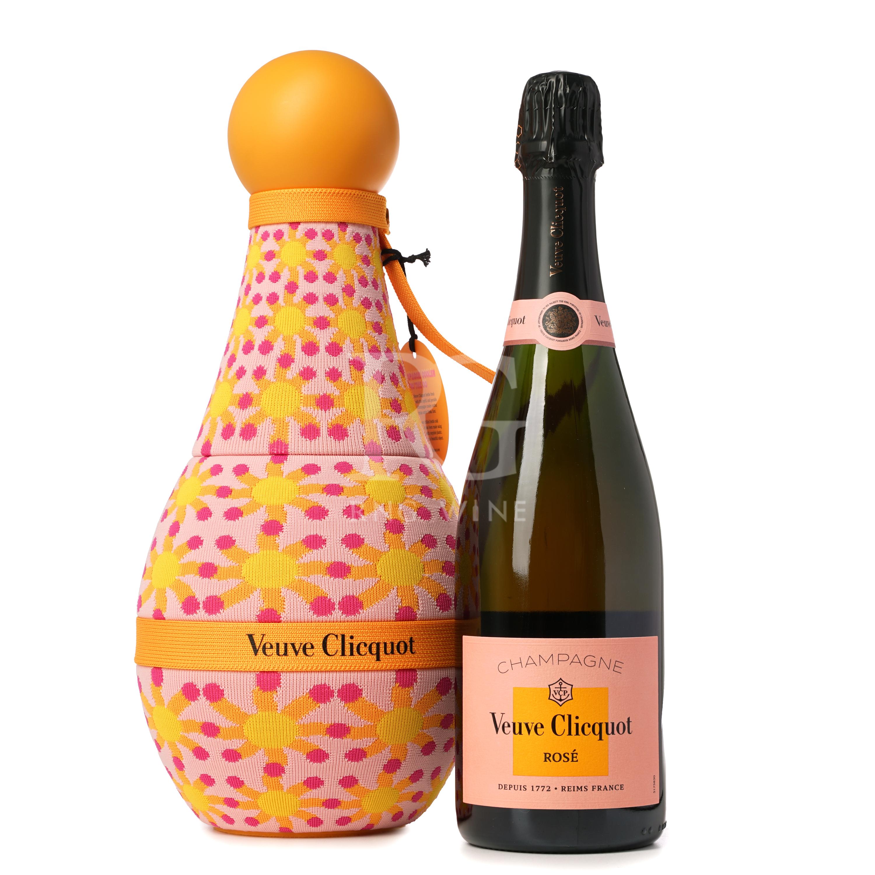 Veuve Clicquot Rose Brut with Sun Holder by Yinka Ilori