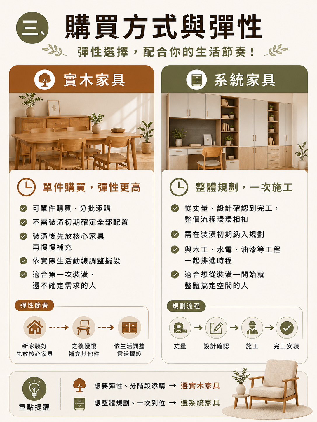 購買方式與彈性對比