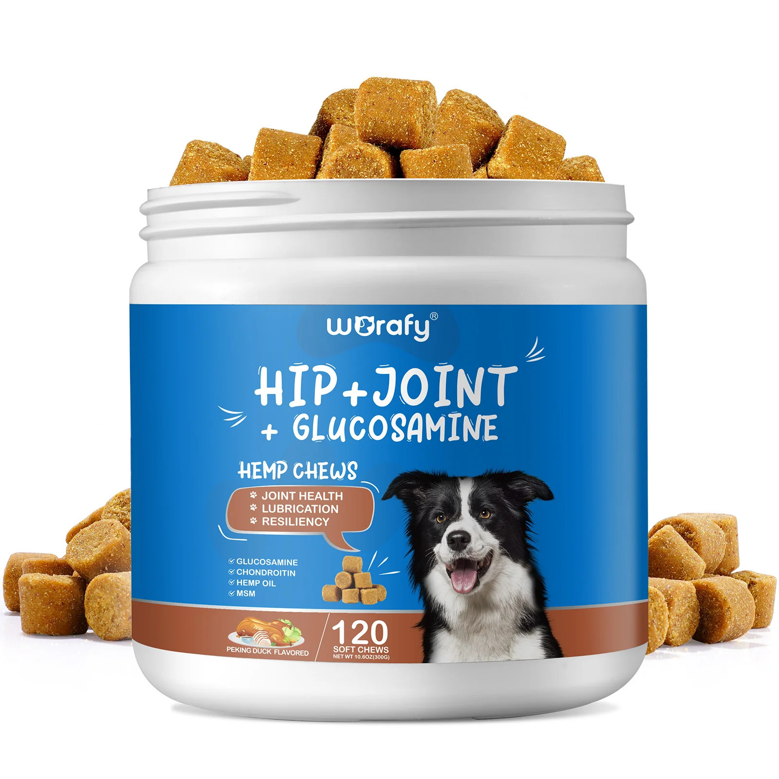 🇺🇸Worafy - Hemp Chews 毛小孩關節漢麻保健食品