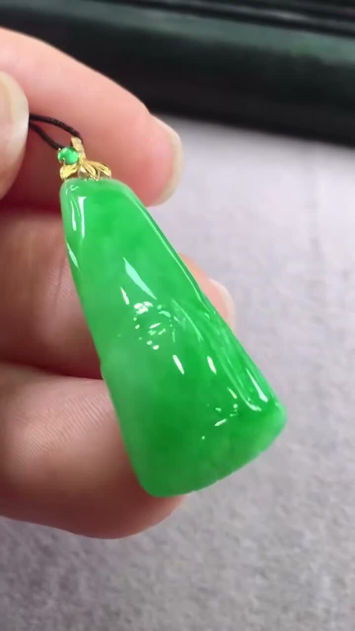 718327 翡翠綠竹節