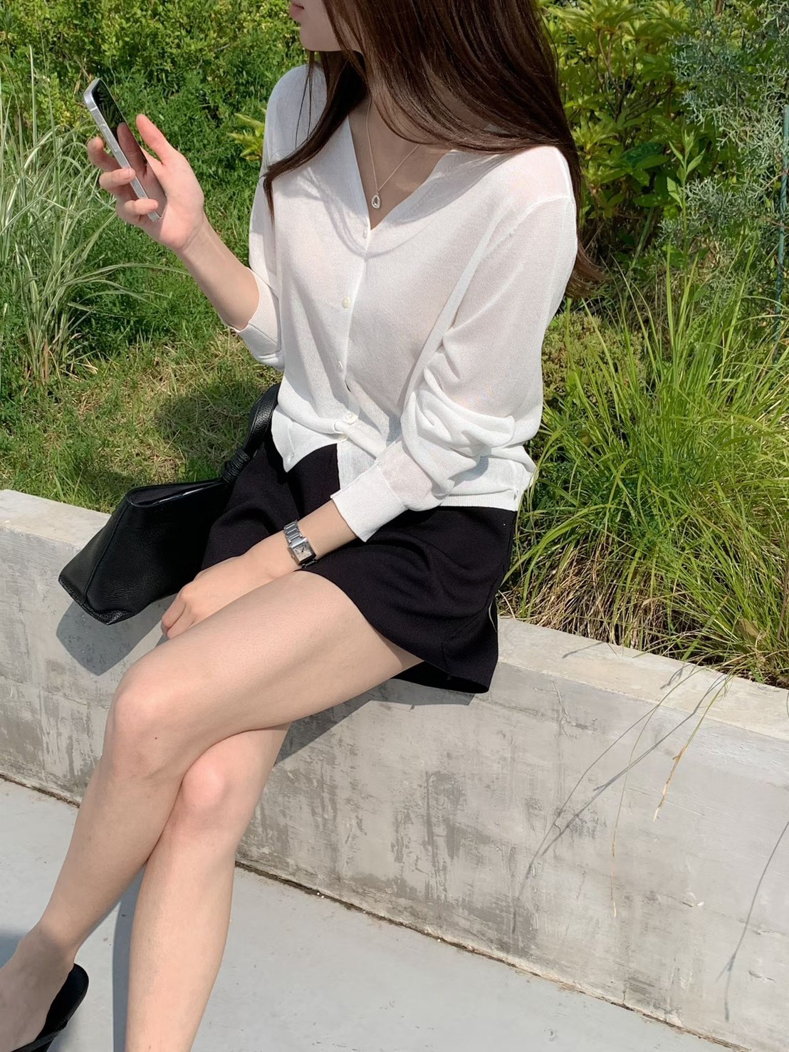 v領薄針防曬外套