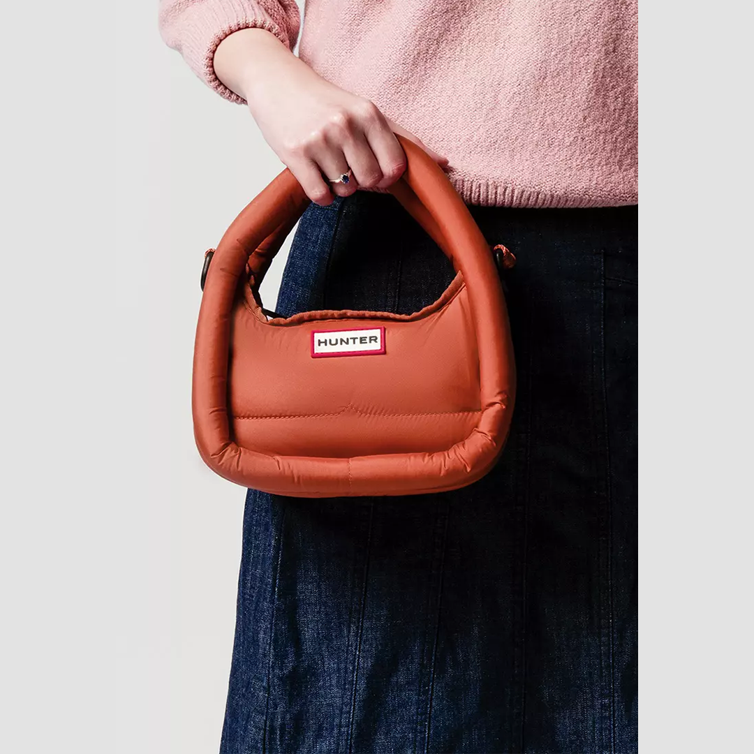 防水 Framed Puffer Mini Hobo