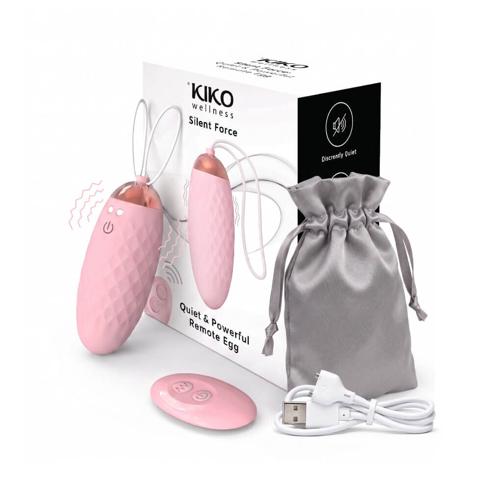 KIKO Silent Force Powerful Vibro Egg - Pink