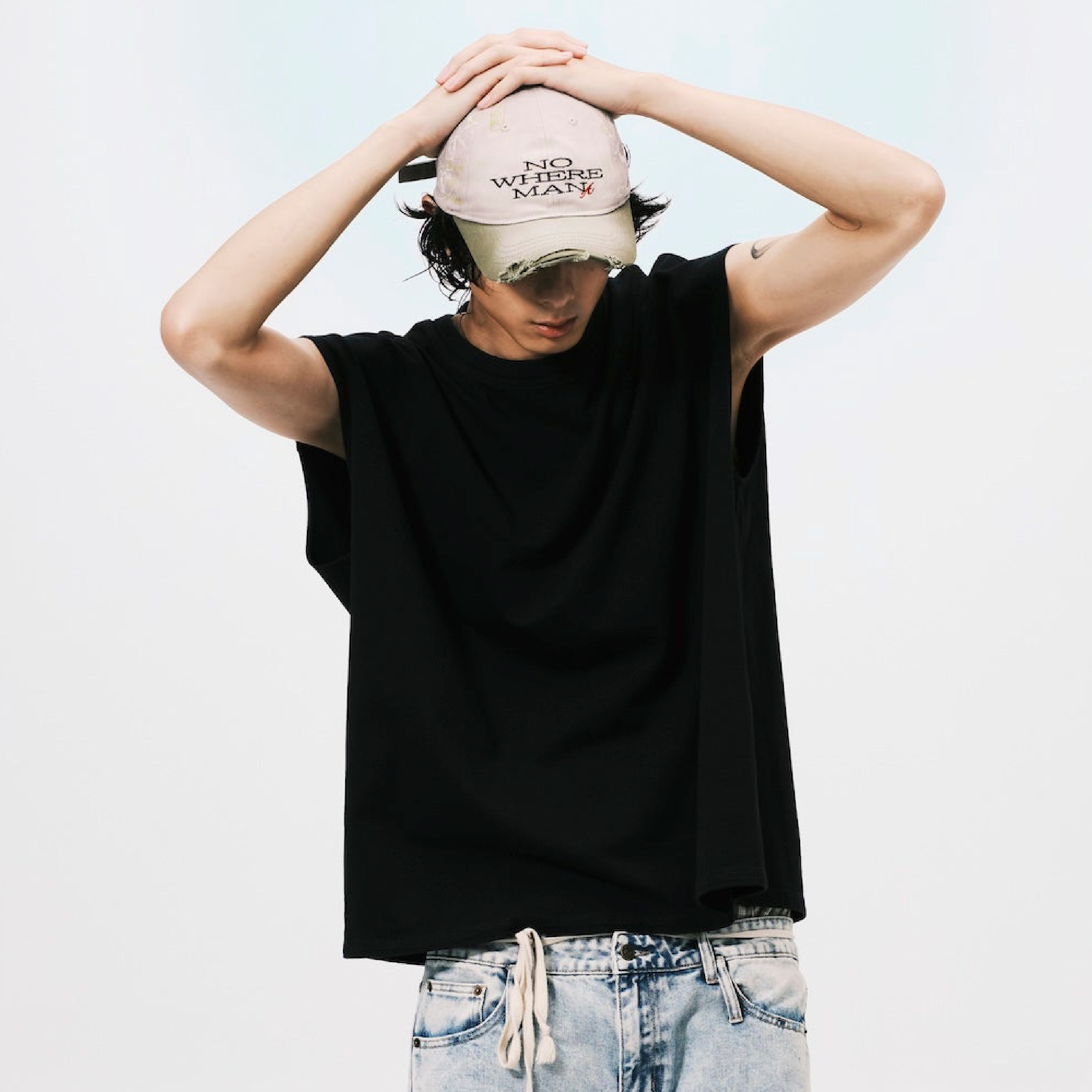 ANOWHEREMAN Oversize Muscle Tee