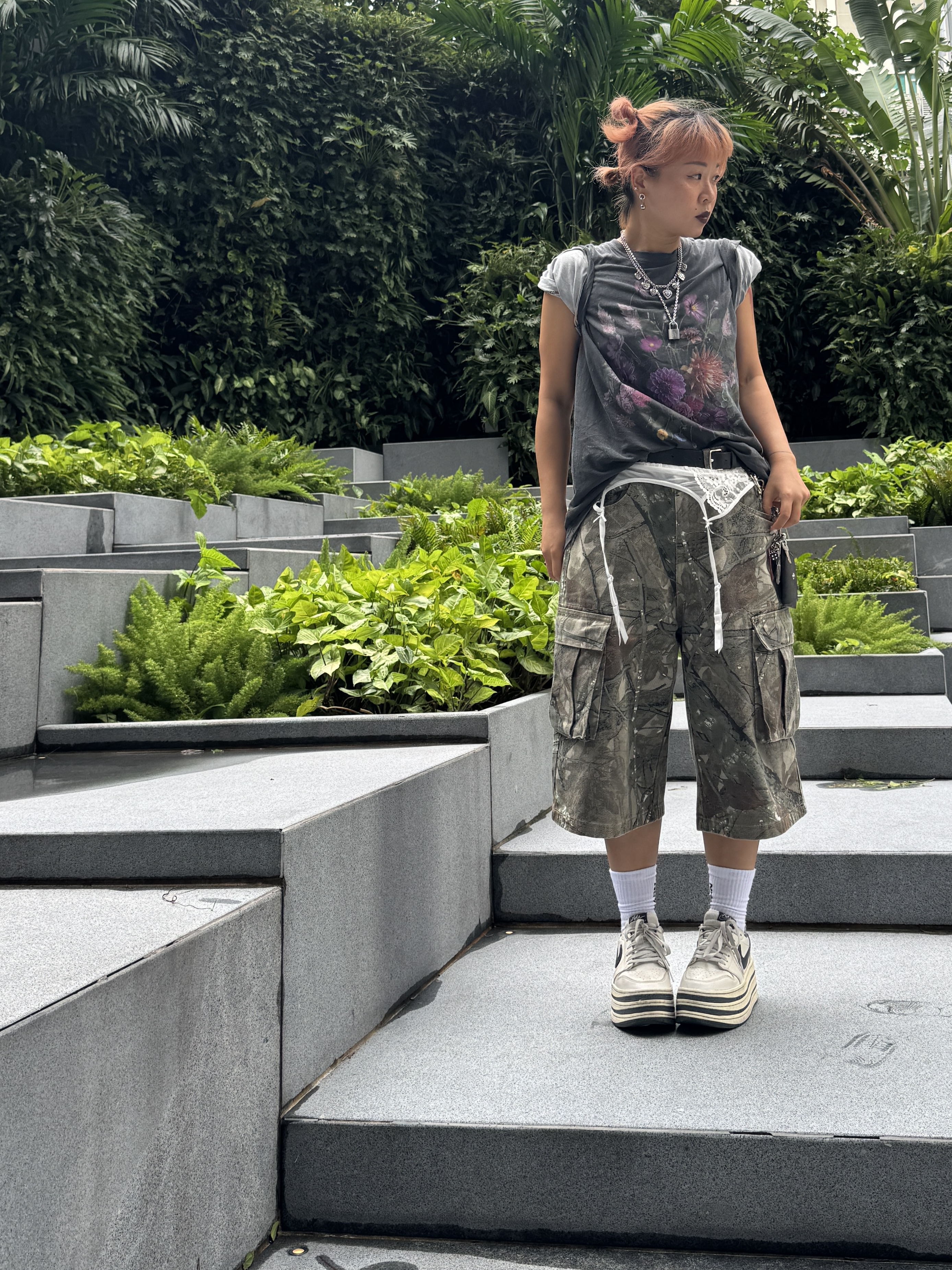 特別迷彩pattern牛仔褲(size S-XL)