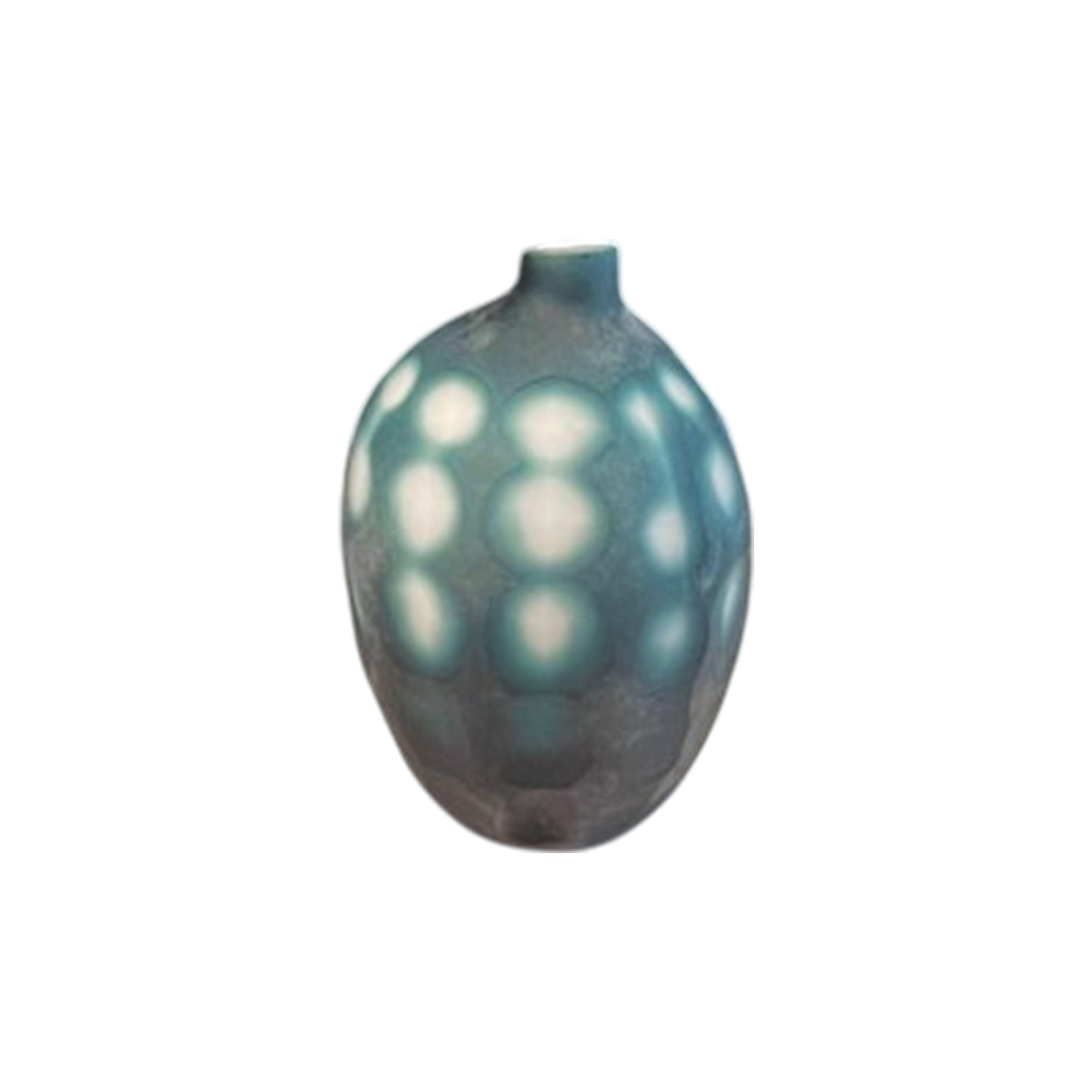 湖綠霓影花器