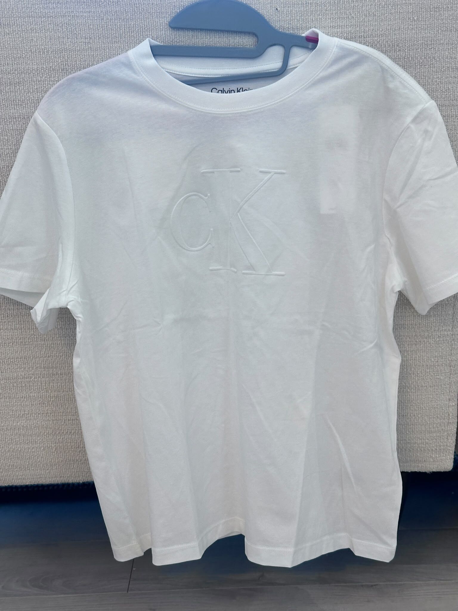 UQ68 CK 白色logo短袖衫