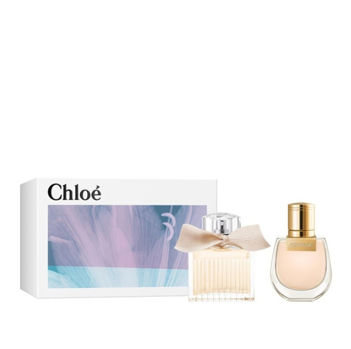 UQ71 Chloe  經典女仕套盒新款 (小豬包20ml +肉絲帶20ml) CHLOE & NOMADE EAU DE PARFUM GIFT DUO SET (1001270566)
