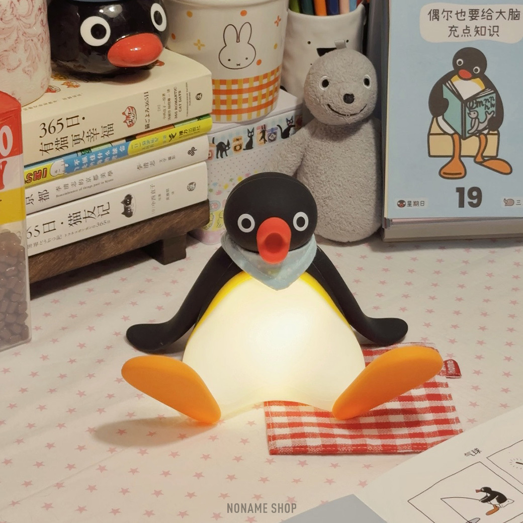 PINGU 企鵝家族 造型 氣氛 小夜燈 拍拍燈