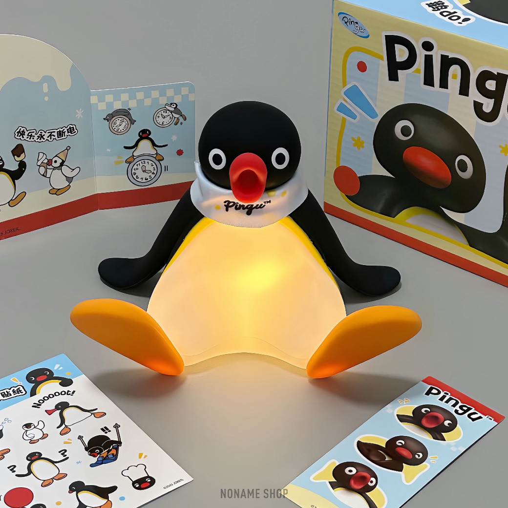 PINGU 企鵝家族 造型 氣氛 小夜燈 拍拍燈