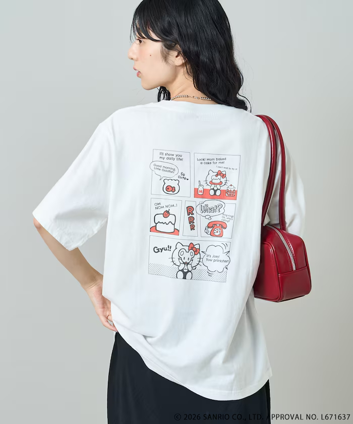 <預購> FREAK'S STORE x HELLO KITTY 美式漫畫矇眼TEE (3colors)